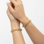 Handcrafted Traditional Criss-Cross Bangles for Women - Image 2
