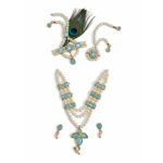 Premium Sky Blue & Pearl Shringar Set for Laddu Gopal - Image 4