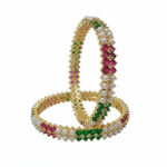 American Diamond & Pearl Bangles - Image 4