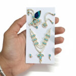 Premium Sky Blue & Pearl Shringar Set for Laddu Gopal - Image 5