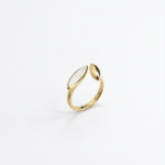 Vintage-Inspired Filigree Sunburst Shell Ring - Image 3